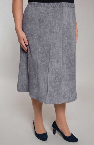 Pilkos spalvos džinsinis sijonas