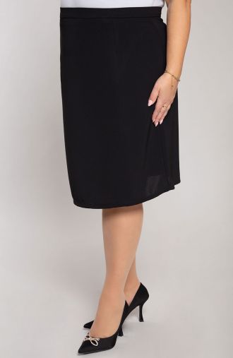 Klasikinis juodos spalvos sijonas