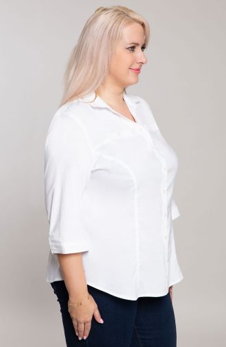 Elegantiški klasikiniai balti marškiniai