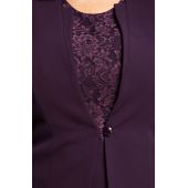 Violetinis trijų dalių kostiumėlis