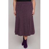 Platėjantis sijonas violetinis melanžas