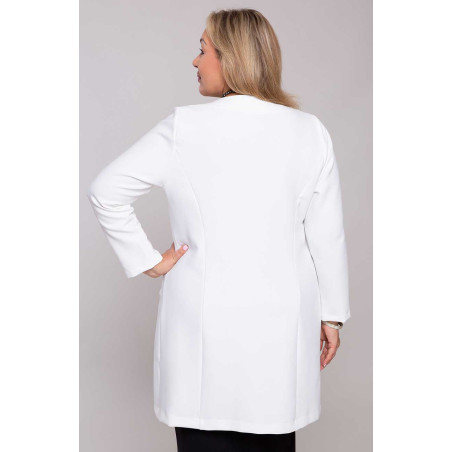 Elegantiškas baltas paltas
