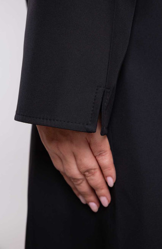 Elegantiškas juodas paltas