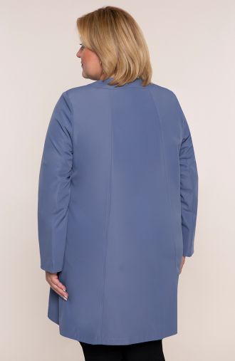 Elegantiškas mėlynas paltas