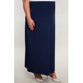 Klasikinis tamsiai mėlynas maxi sijonas